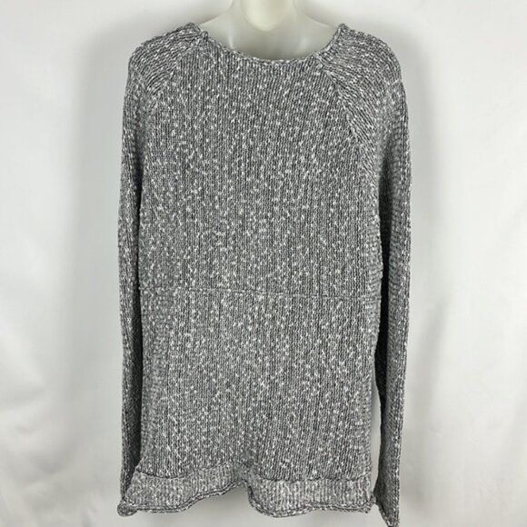Free People Bright Lights Oversized Lightweight Loose Fit Gray Sweater Size S - Picture 7 of 8